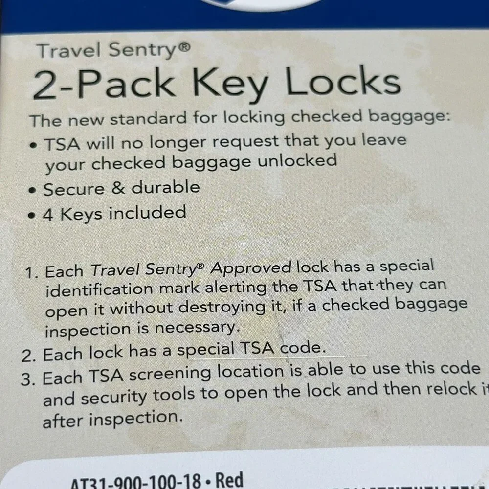 American Tourister Luggage Straps and or Travel Locks TSA‎ Approved 2 pack Black